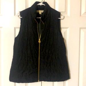 Michael Kors black puffer vest